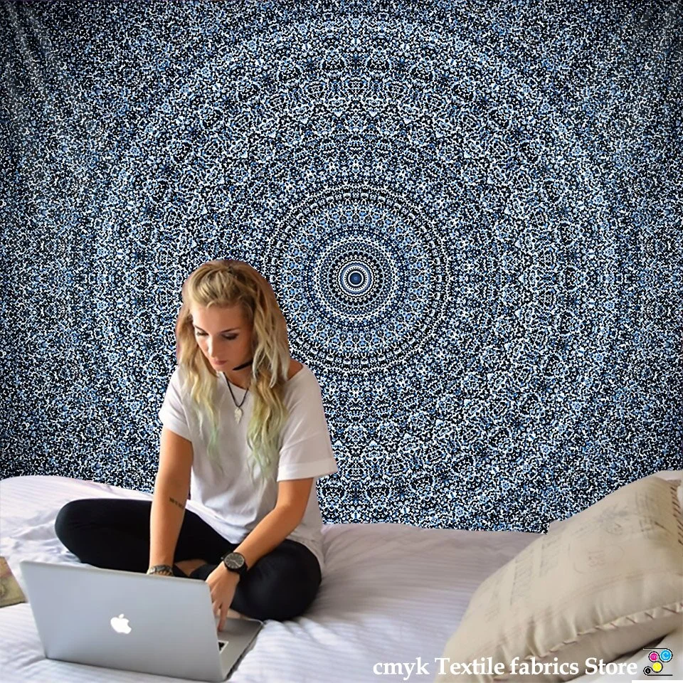 Hot New Indian Mandala Tapestry Hippie Home Decorative Wall Hanging Bohemia Beach Mat Yoga Mat Bedspread Table Cloth 210x148CM