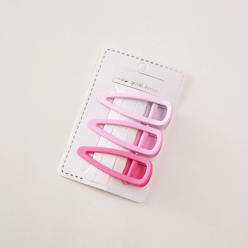 Minimalist Solid Color Alloy Hollow Out Hair Clip 1 Set