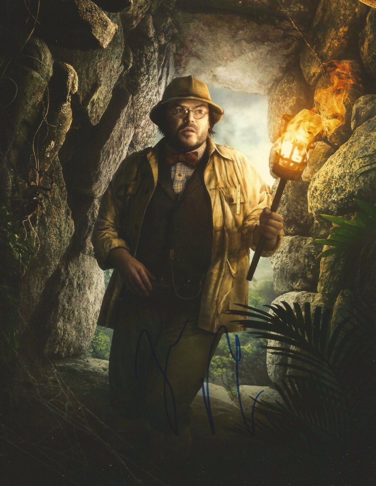 Jack Black Signed Jumanji: Welcome To The Jungle 10x8 Photo Poster painting AFTAL