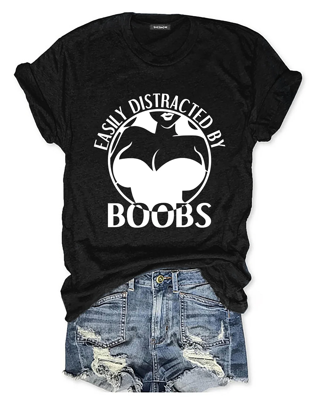 Easily Distracted By Boobs T-shirt