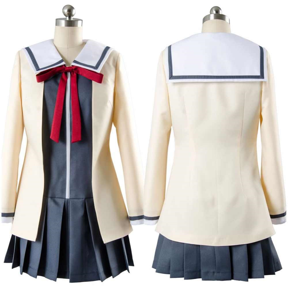 Aho Girl Yoshiko Hanabatake Girl School Uniform Cosplay Costume
