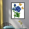 (US Local)Flower - 9CT Partial Beaded Cross Stitch Kit(30x35cm)
