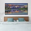 (Big Size)Snow Mountain River-Full Square Diamond Painting 80*40CM