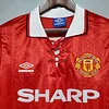 Retro 92-94 M-U home_Football Shirt 1:1 Thai Quality