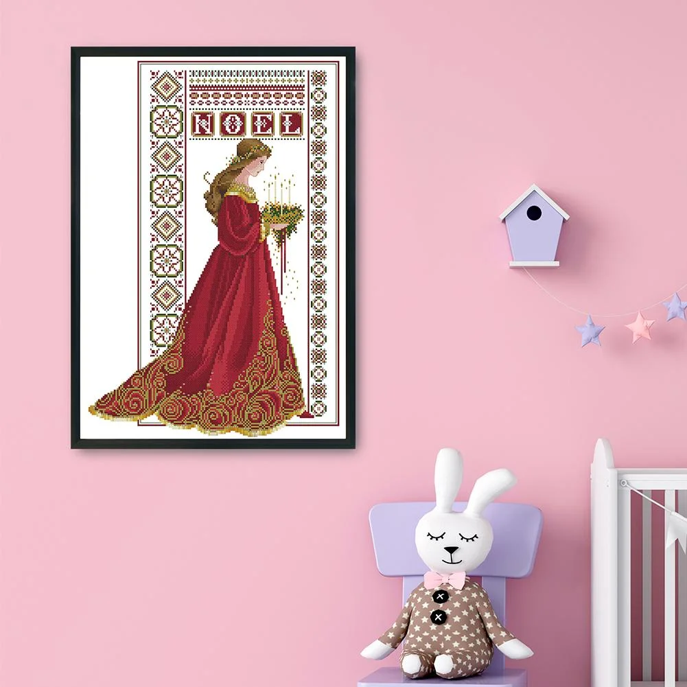 14ct Stamped Cross Stitch - Bride(41*53cm)