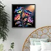 Diamond Painting -5D Full Round Drill Neon Tulip(40x40cm-Box Packagin)