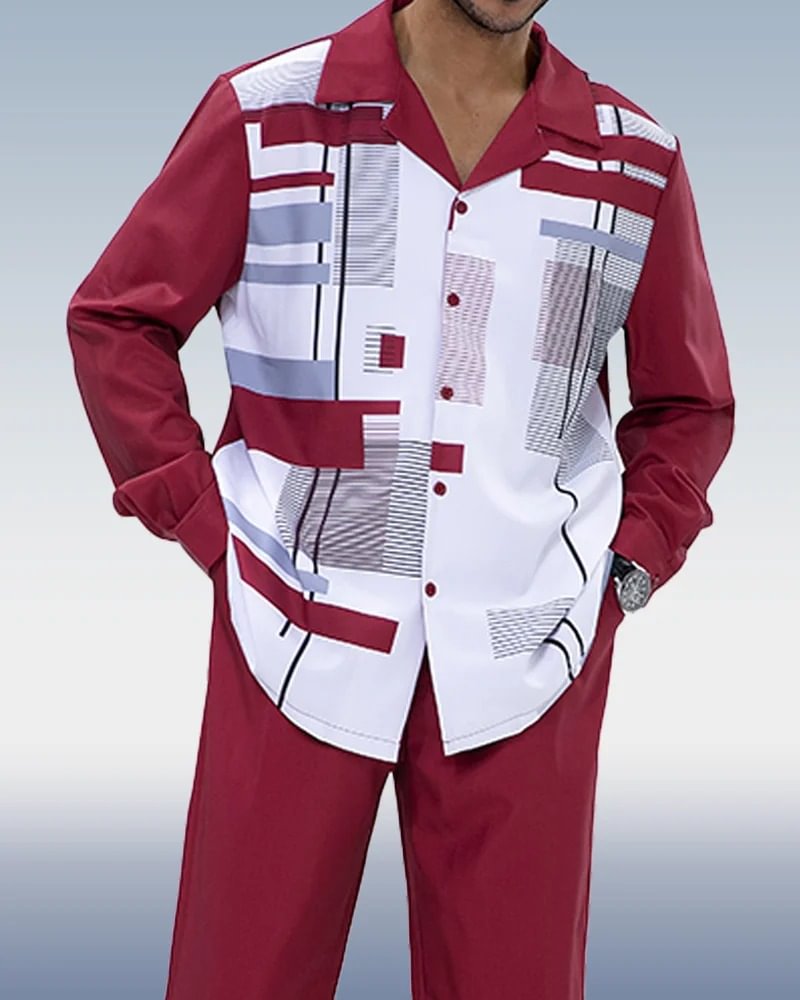 suitmens-burgundy-geometric-print-walking-suit-2-piece-longsleeve-set
