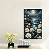 (40*65cm)Moon Flower - Full Round Drill Diamond Painting
