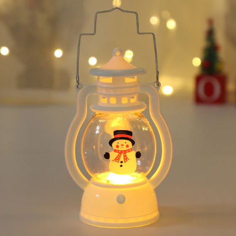 Christmas portable small oil lamp Led light Christmas Decorations