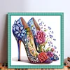 (US Local)High Heel-11CT Stamped Cross Stitch Kit(40x40cm)