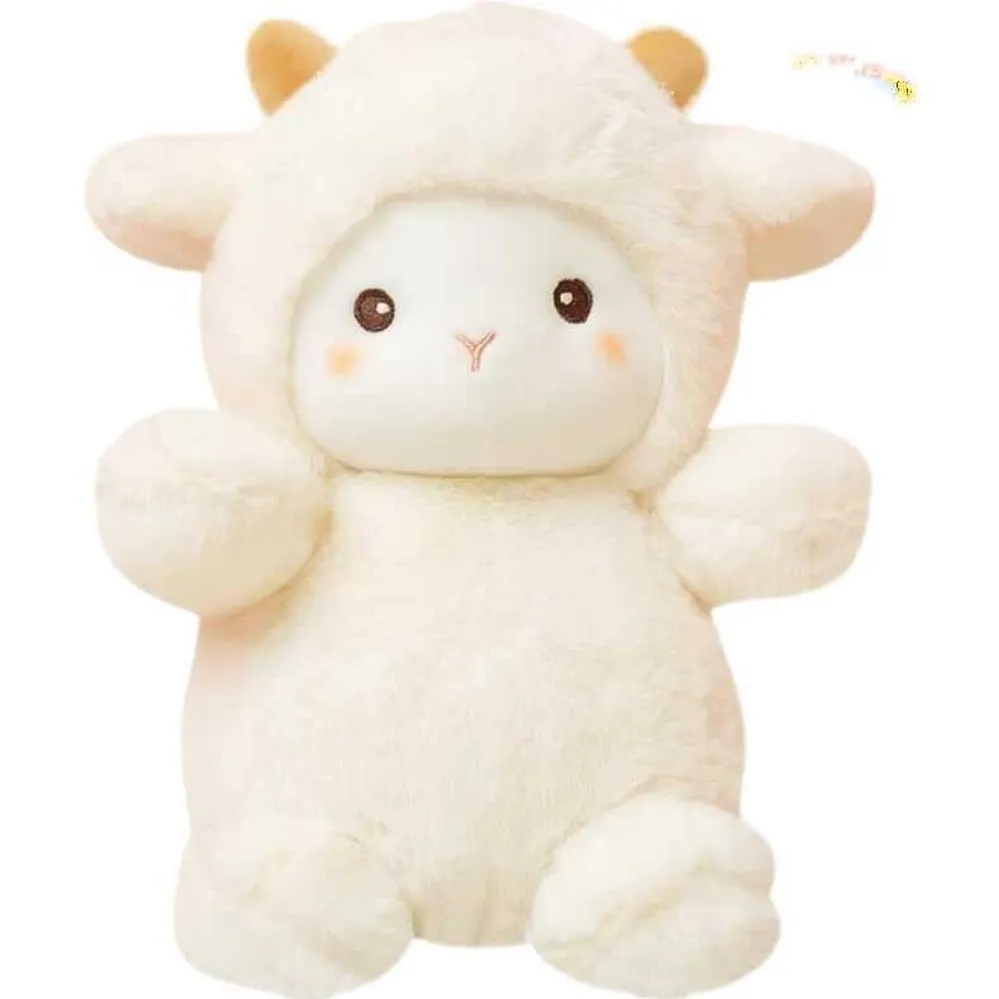 Cute little lamb toy Japanese alpaca plush cute alpaca animal doll sleep pillow