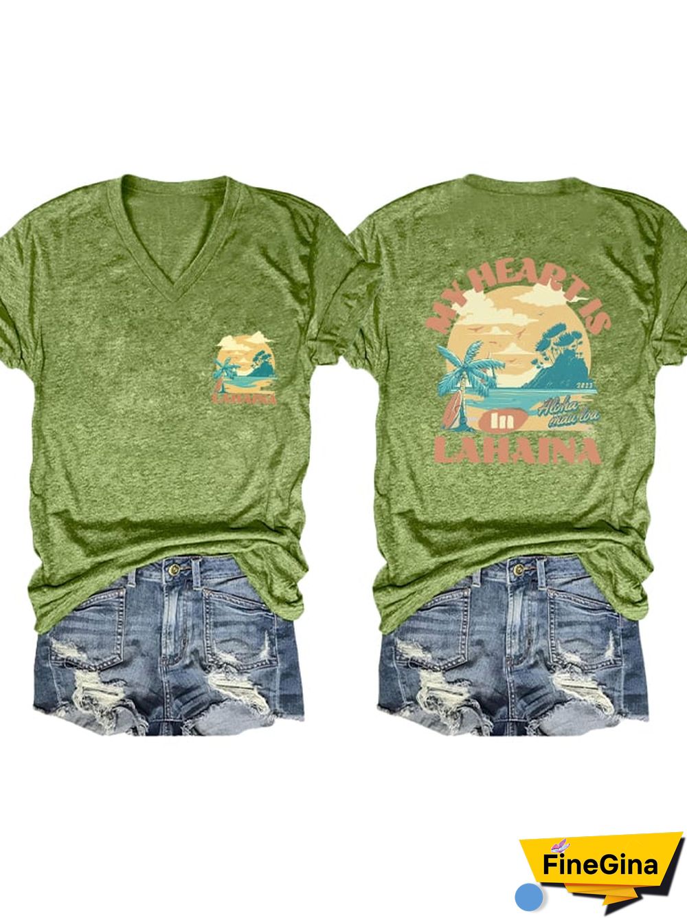 Women's Lahaina Strong Casual T-Shirt