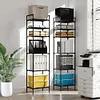 6 Tier Metal Storage Shelf Heavy Duty Shelving Unit for Kitchen Bathroom Laundry