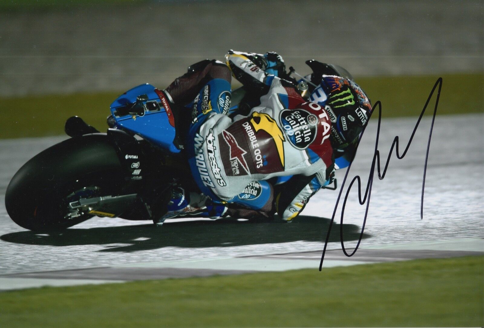 Alex Marquez Hand Signed Marc VDS Moto 2 12x8 Photo Poster painting MOTOGP 1.