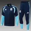 2025 Argentina Long pull Training Suit Royal Blue Football Shirt 1:1 Thai Quality
