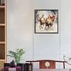 Diamond Painting-5D Full Round Drill Santa Reindeer