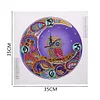 DIY Special Shaped Diamond Painting Wall Clock Craft Art Decor