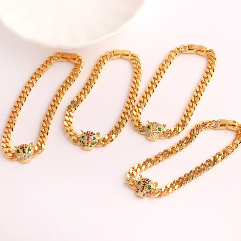 Minimalist Zircon Electroplating Bangles