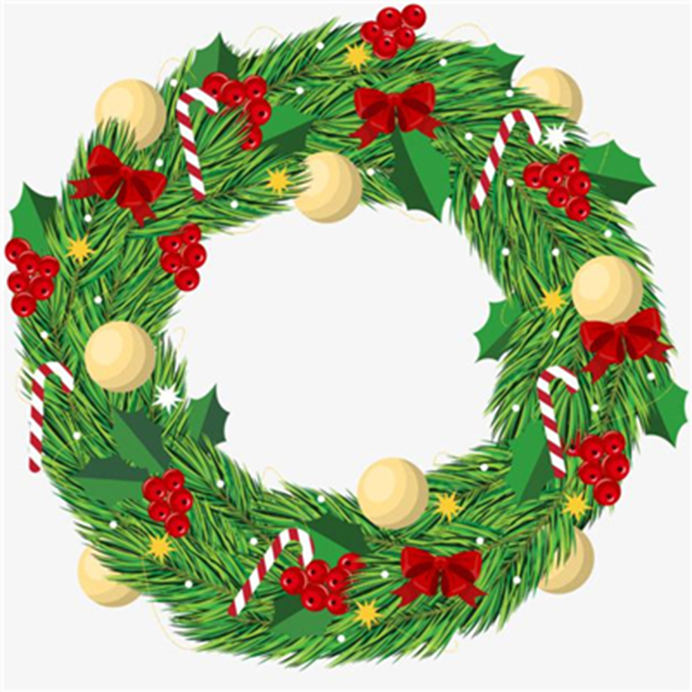 

Fruit Wreath - Round Drill Diamond Painting - 40*40CM, 501 Original