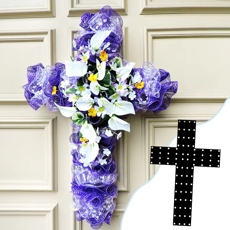 Cross  Wreath Frame