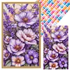 Purple Flower- Round/Square AB Drills Diamond Painting(45x75cm)