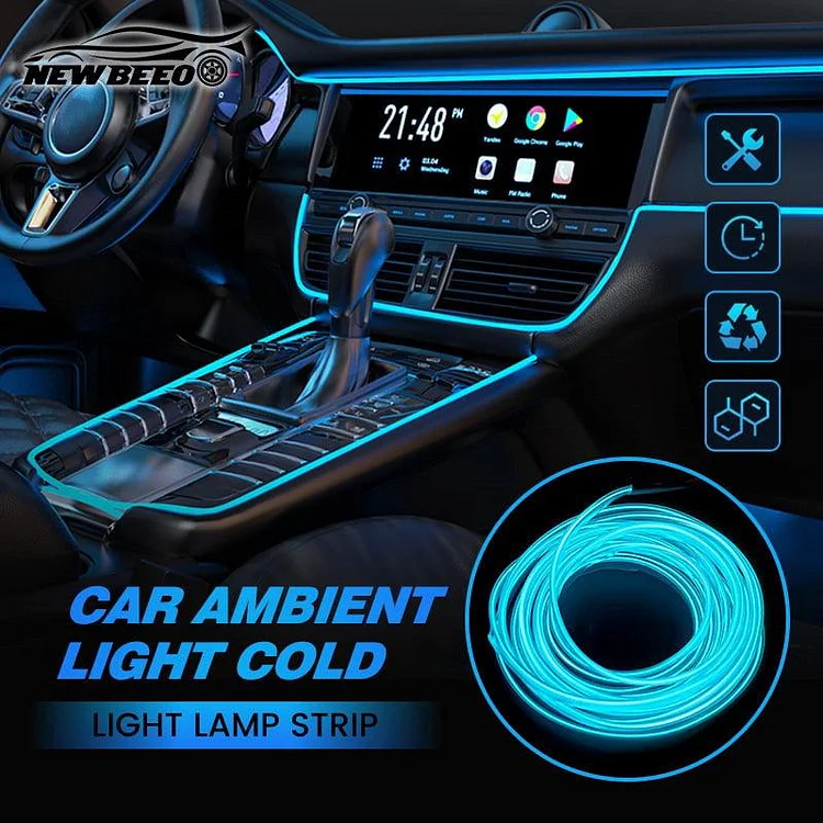 ðCar Interior LED Strip Atmosphere Lights Proð