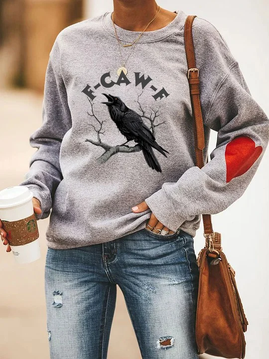 F-Caw-F Crow Sweatshirt