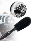 Car Wheel Wash Brush Soft Bristle Tire Cleaning Brushes Tools Car Tire Rim Brush