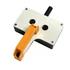 Heavy-Duty 8mm Wire Tugger Multifunctional Fish Tape Wires Puller 0.3In Cable Wires Fishing Tools for Threading Machine Residential Industrial Use (Orange)