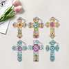6Pcs Kreuz - 5d DIY Handwerk Lesezeichen