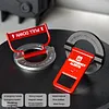 Original fashion rotating magnetic holder, unique metal design emergency handle magnetic phone holder