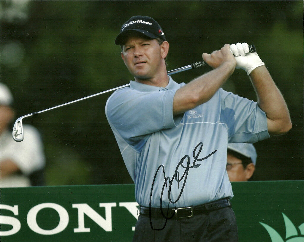 RETIEF GOOSEN HAND SIGNED PGA GOLF 8X10 Photo Poster painting W/COA