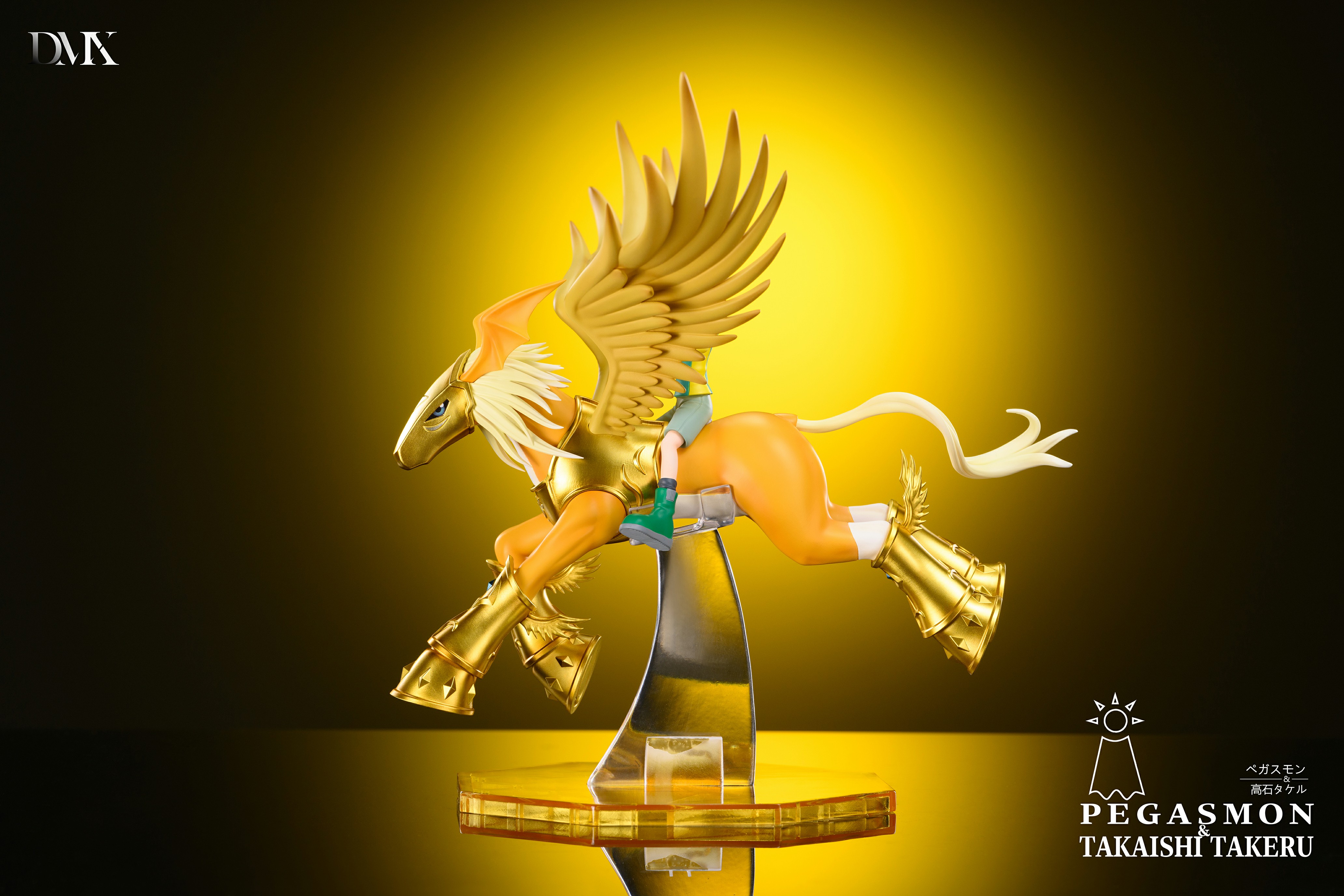DMX STUDIO - Digimon Adventure - Pegasmon/Takaishi Takeru & Nefertimon/Yagami Hikari Statue(GK)-