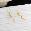 Creative Design Golden Silver Copper Earrings