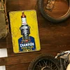 Champion Spark plug - Metal Tin Signs(8*12Inch/12*16Inch) - Garage