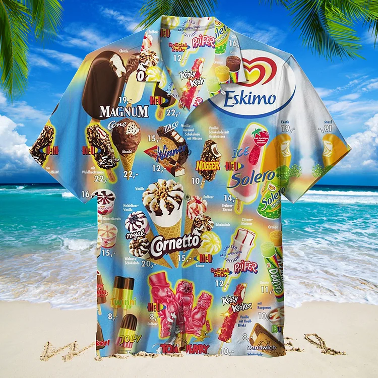 Ice Cream |Unisex Hawaiian Shirt