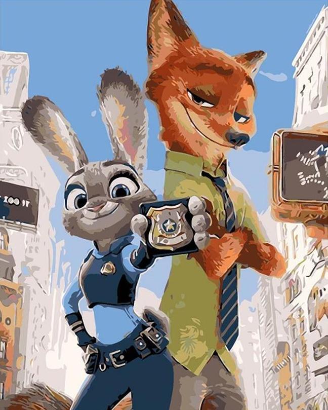 

Zootopia – Paint By Numbers - 40*50CM, 501 Original