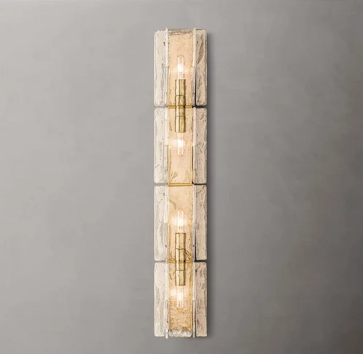 Lattice Clear Glass Sconce 49" 61"  Vjlight