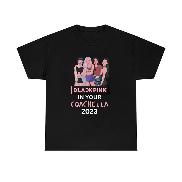 BLACKPINK in Your 2023 Coachella Festival T-shirt