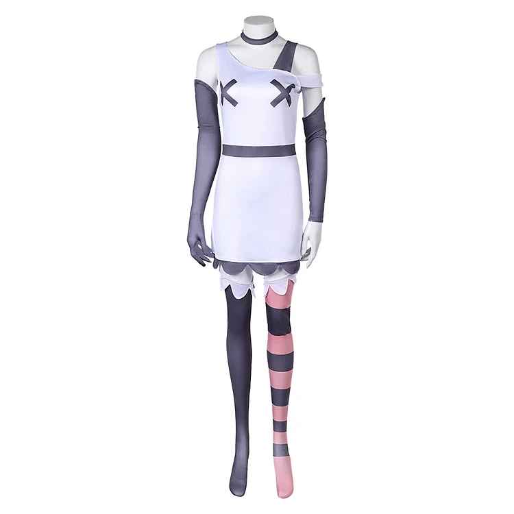 Hazbin Hotel (2024) Vaggie Dress Outfits Cosplay Costume Halloween Carnival Suit