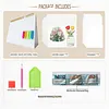 Flowers DIY 12-Month Diamond Art Desk Calendar Creative Design