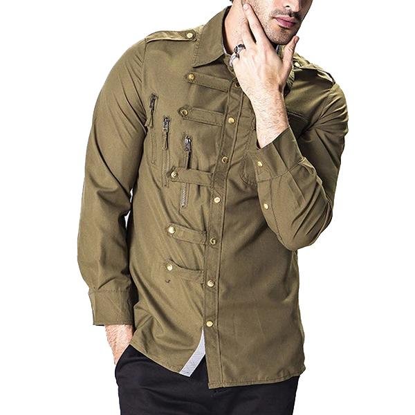 Mens multi-zip shirt / [viawink] /