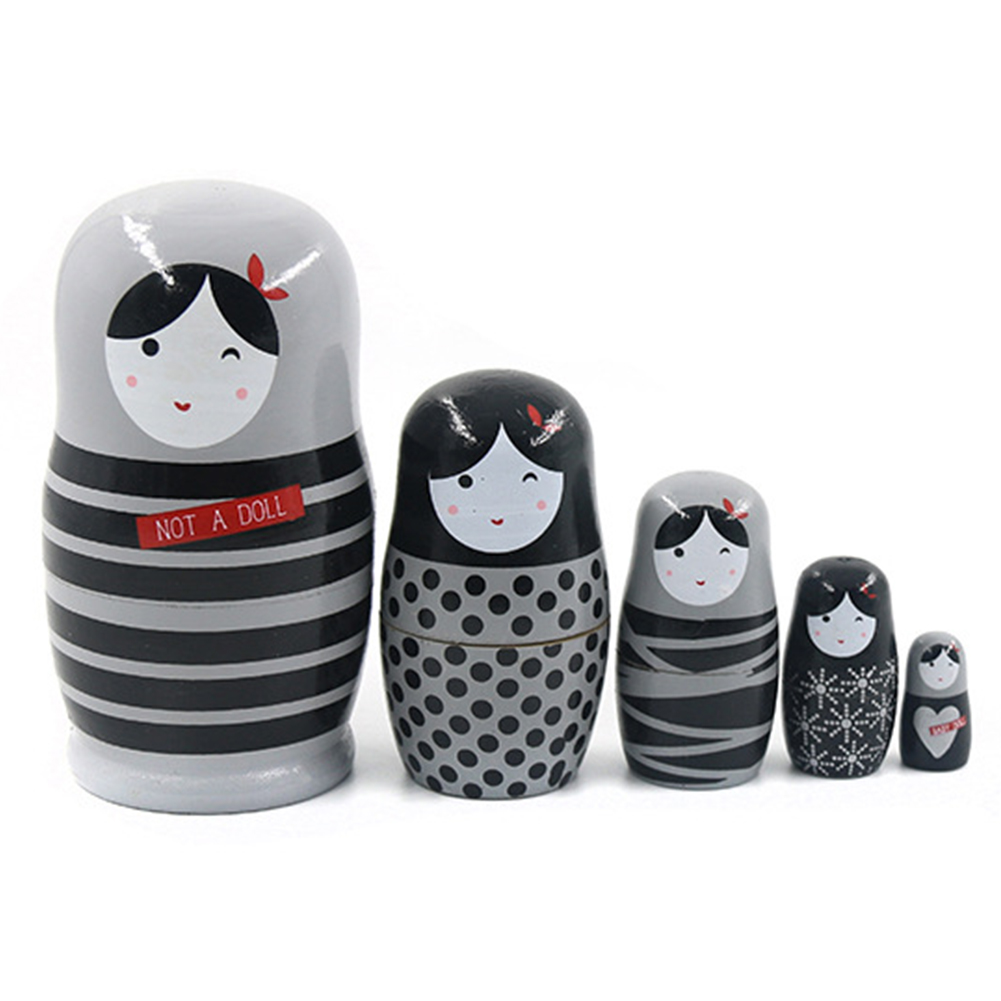 

5Pcs Anime Girl Matryoshka Nesting Doll, 501 Original