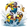 Minions - Rundbohrer Diamantmalerei - 40*40cm