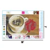 Coffee Rose  | Full Round Diamond Painting Kits