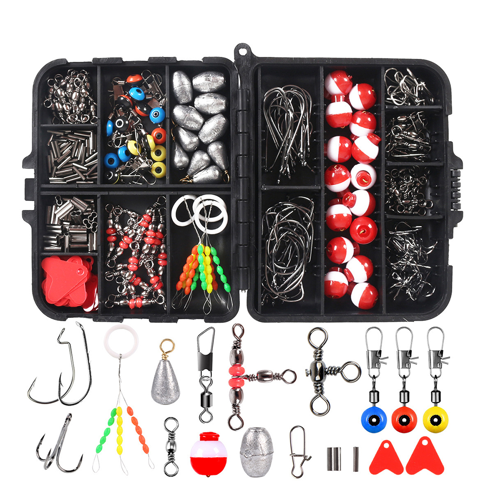 

273pcs/Lot Fishing Lures Bait Swivel Crank Hooks Fishing Tackle Accessories, 501 Original