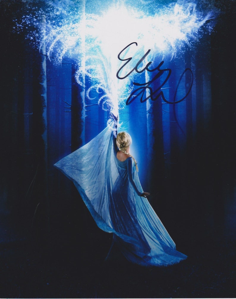 Elizabeth Lail Signed Autographed Frozen