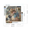Diamond Painting -5D Full Round Drill Girl