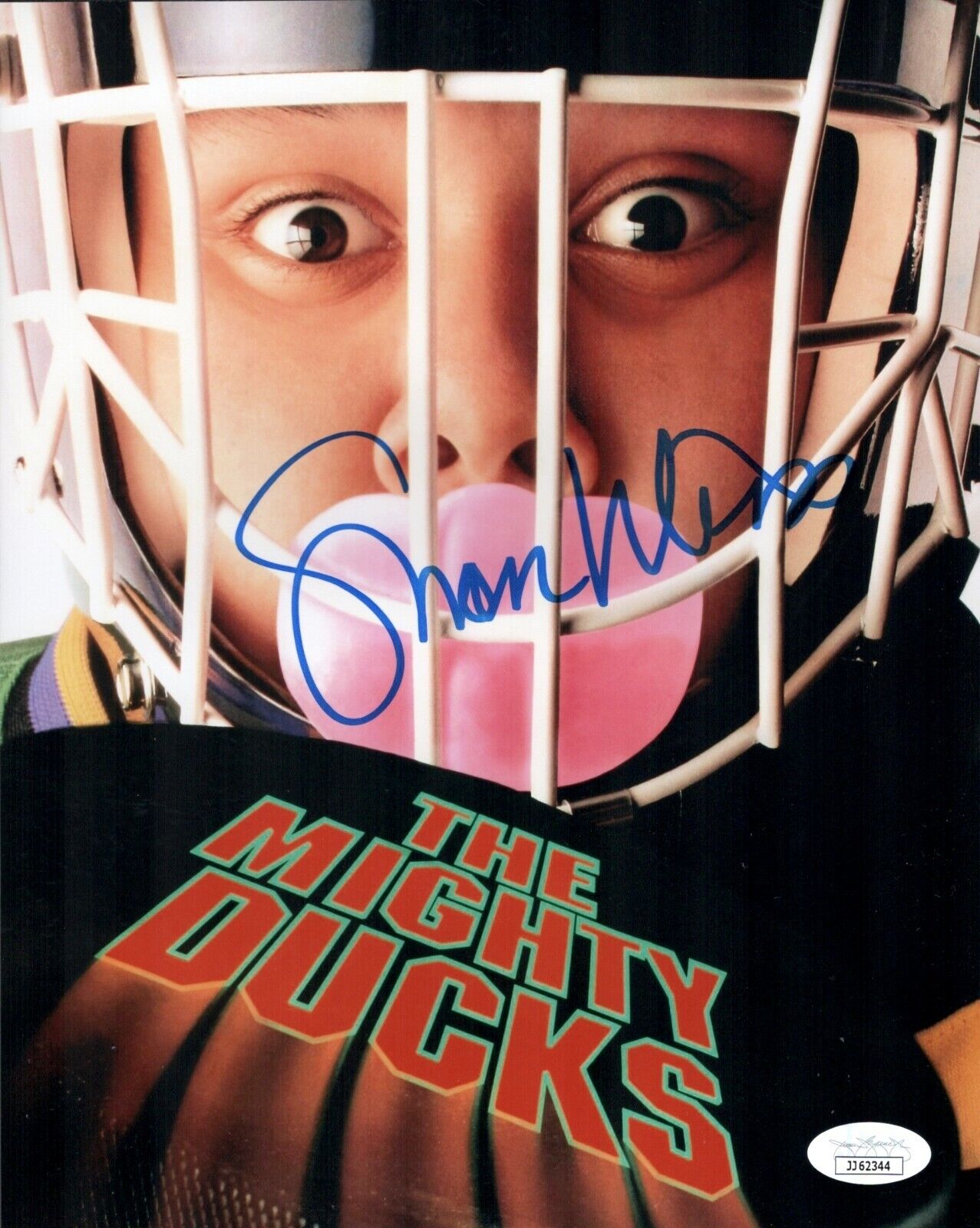 SHAUN WEISS Signed 8x10 Photo Poster painting Greg Goldberg The Mighty Ducks #33 COA JSA Cert