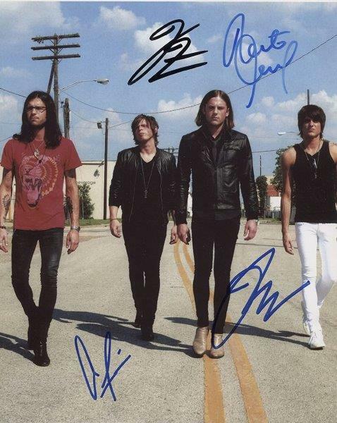 REPRINT - KINGS OF LEON Autographed Signed 8 x 10 Photo Poster painting Poster Man Cave